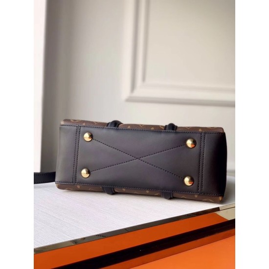 Replica Louis Vuitton Soufflot BB Monogram Canvas M44898 Black