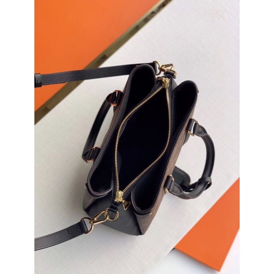 Replica Louis Vuitton Soufflot BB Monogram Canvas M44898 Black