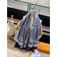 Replica Louis Vuitton Studdy Denim Monogram Shawl 140 M73698