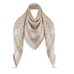 Replica Louis Vuitton Studdy Denim Monogram Shawl 140 M73699