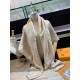 Replica Louis Vuitton Studdy Denim Monogram Shawl 140 M73699