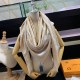 Replica Louis Vuitton Studdy Denim Monogram Shawl 140 M73699