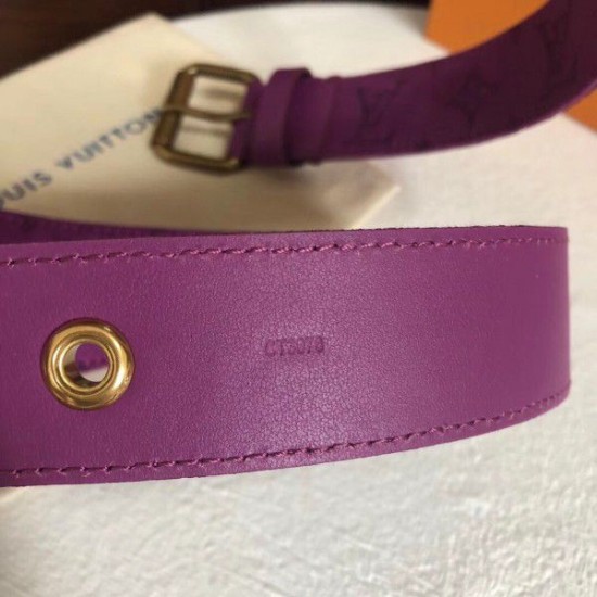 Replica Louis Vuitton Signature 35mm Belt Monogram Denim M0177Q