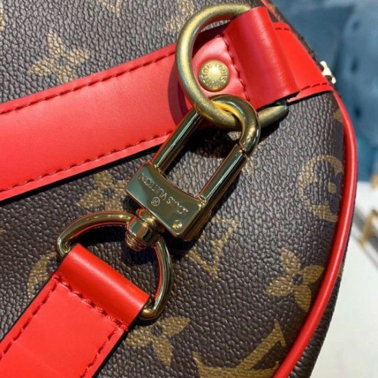 Fake Louis Vuitton Keepall Bandouliere 50 Monogram Red M44740 Replica Replica Louis Vuitton Keepall Bandouliere 50 Monogram Red M44740