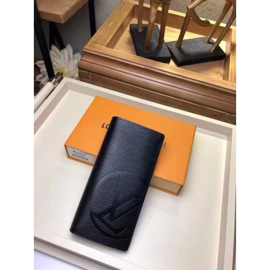 Replica Louis Vuitton Brazza Wallet Epi LV Circle M63511