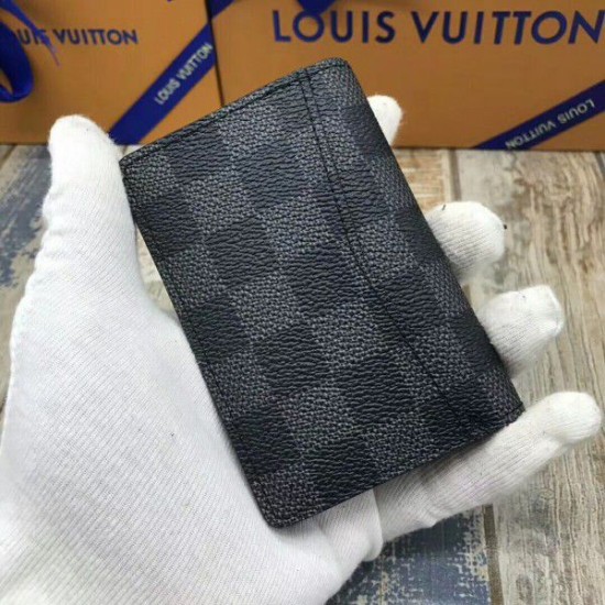 Replica Louis Vuitton Pocket Organiser Damier Graphite N63143