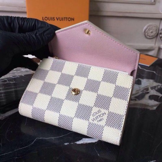 Replica Louis Vuitton Victorine Wallet Damier Azur N64022