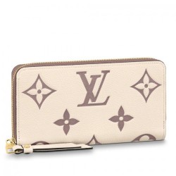 Fake Louis Vuitton Zippy Wallet Bicolor Monogram Empreinte M80116 Replica
