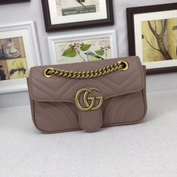 Replica Gucci GG Marmont Matelassé Mini Bag 446744 Aprict
