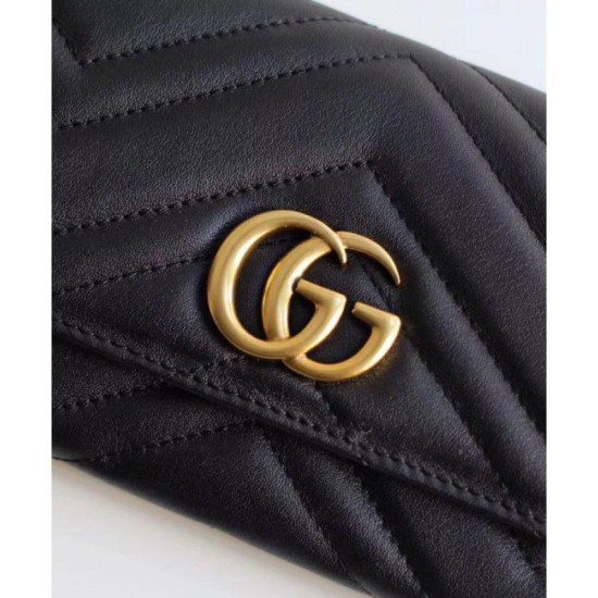 Fake Gucci GG Marmont continental wallet 443436 Replica Replica Gucci GG Marmont continental wallet 443436