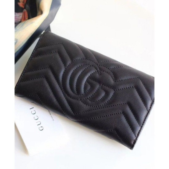 Fake Gucci GG Marmont continental wallet 443436 Replica Replica Gucci GG Marmont continental wallet 443436