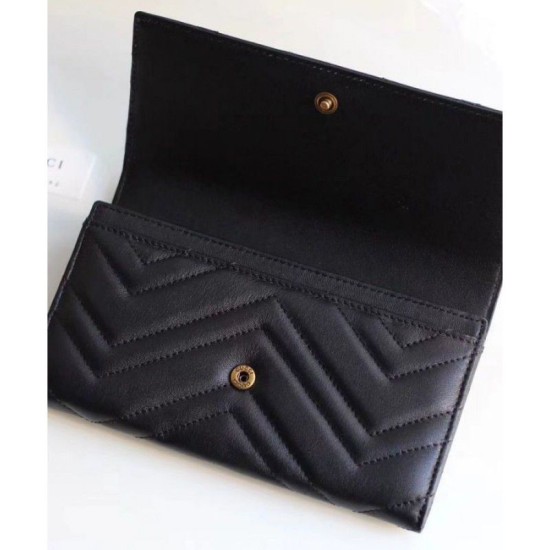Fake Gucci GG Marmont continental wallet 443436 Replica Replica Gucci GG Marmont continental wallet 443436