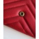 Fake Gucci GG Marmont continental wallet 443436 Red Replica Replica Gucci GG Marmont continental wallet 443436 Red
