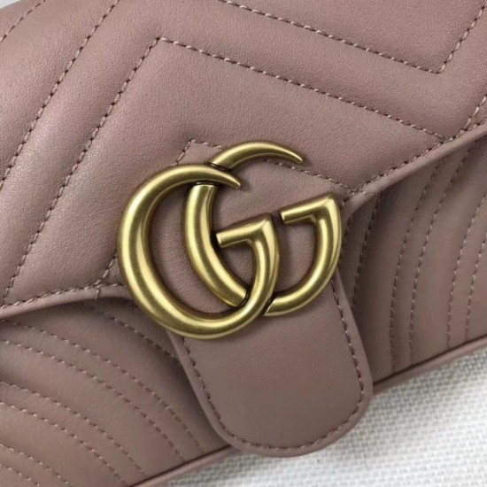 Replica Gucci GG Marmont Matelassé Mini Bag 446744 Aprict Replica Gucci GG Marmont Matelassé Mini Bag 446744 Aprict