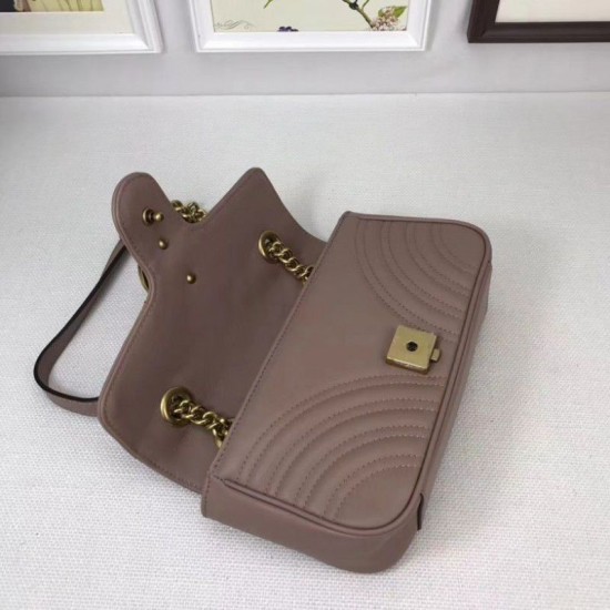 Replica Gucci GG Marmont Matelassé Mini Bag 446744 Aprict Replica Gucci GG Marmont Matelassé Mini Bag 446744 Aprict