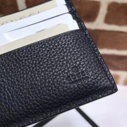 Replica Gucci Print leather bi-fold wallet 496309 Black