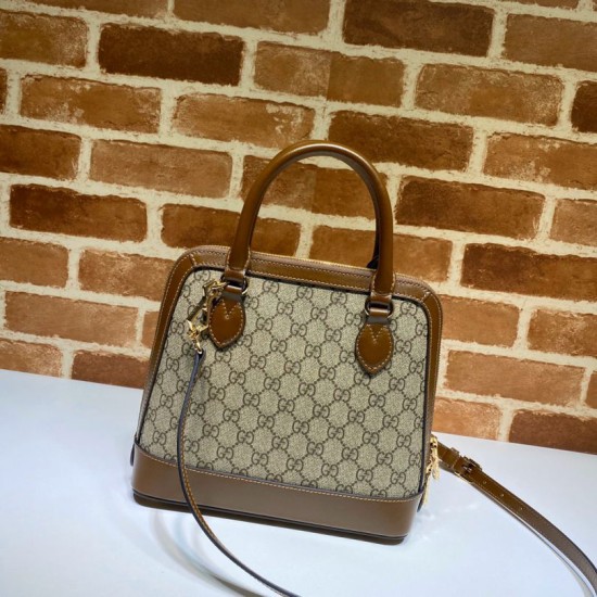 Replica Gucci 1955 Horsebit Small Top Handle Bag 621220 Coffee Fake Gucci 1955 Horsebit Small Top Handle Bag 621220 Coffee Replica