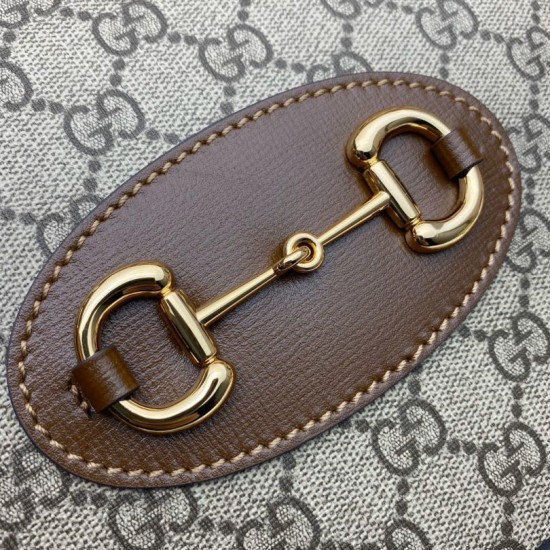 Replica Gucci 1955 Horsebit Small Top Handle Bag 621220 Coffee Fake Gucci 1955 Horsebit Small Top Handle Bag 621220 Coffee Replica
