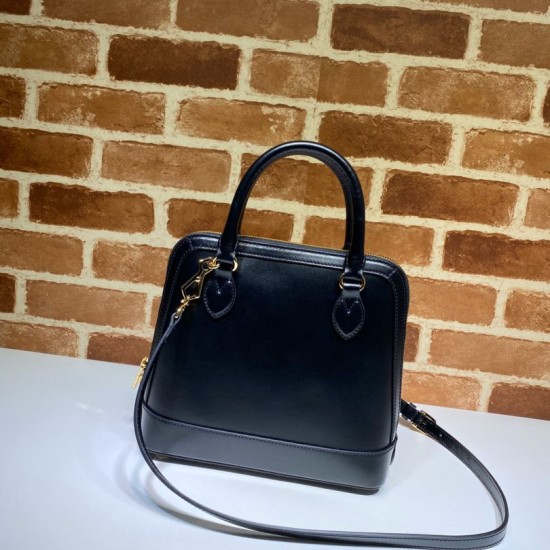 Fake Gucci 1955 Horsebit Small Top Handle Bag 621220 Black Replica Replica Gucci 1955 Horsebit Small Top Handle Bag 621220 Black