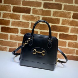 Replica Gucci 1955 Horsebit Small Top Handle Bag 621220 Black