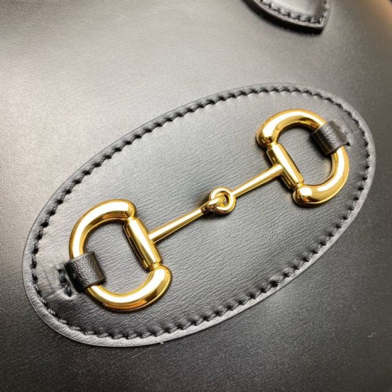 Fake Gucci 1955 Horsebit Small Top Handle Bag 621220 Black Replica Replica Gucci 1955 Horsebit Small Top Handle Bag 621220 Black
