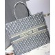 Replica Christian Dior Book Tote With Dior Oblique Embroidery Gray Replica Christian Dior Book Tote With Dior Oblique Embroidery Gray
