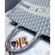 Replica Christian Dior Book Tote With Dior Oblique Embroidery Gray Replica Christian Dior Book Tote With Dior Oblique Embroidery Gray