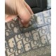 Replica Christian Dior Small Book Tote With Dior Oblique Embroidery Gray Fake Christian Dior Small Book Tote With Dior Oblique Embroidery Gray Replica