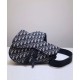 Fake Christian Dior Oblique Saddle Bag Dark Blue Replica Replica Christian Dior Oblique Saddle Bag Dark Blue