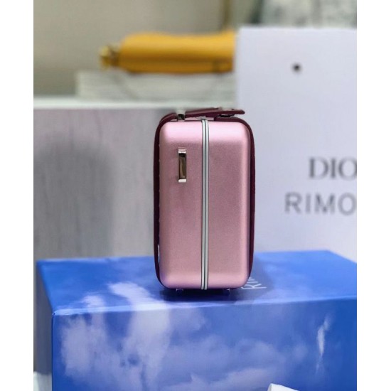Replica Christian Dior And Rimowa Aluminum Personal Clutch On Strap Pink Replica Christian Dior And Rimowa Aluminum Personal Clutch On Strap Pink