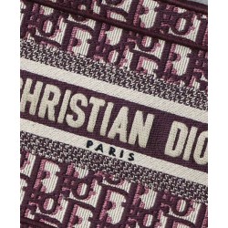 Fake Christian Dior Mini Book Tote Original Dior Oblique Embroidered Canvas Bag Red Replica Replica Christian Dior Mini Book Tote Original Dior Oblique Embroidered Canvas Bag Red