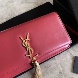 Replica YSL Saint Laurent kate 99 Tassel Bag Red