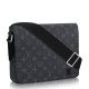 Fake Louis Vuitton District MM Bag Monogram Eclipse M44001 Replica Replica Louis Vuitton District MM Bag Monogram Eclipse M44001