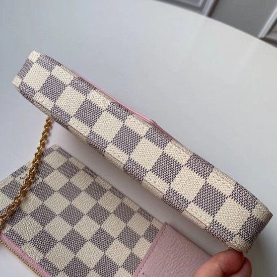 Replica Louis Vuitton Pochette Felicie Damier Azur N60235