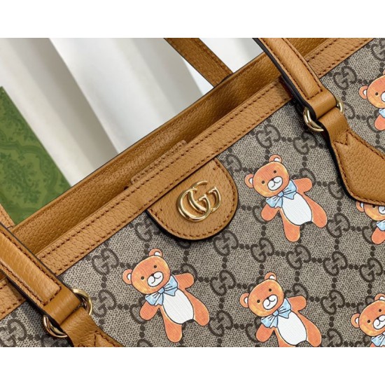 Replica Gucci Ophidia GG Medium Tote Bag 631685 Brown Replica Gucci Ophidia GG Medium Tote Bag 631685 Brown
