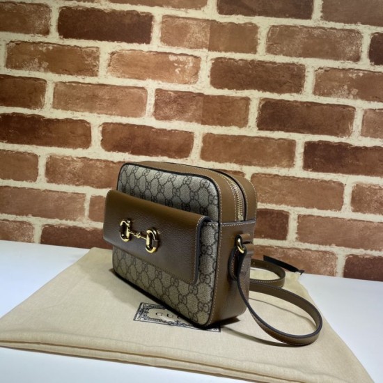 Replica Gucci Horsebit 1955 Small Shoulder Bag 45454 Brown Replica Gucci Horsebit 1955 Small Shoulder Bag 45454 Brown