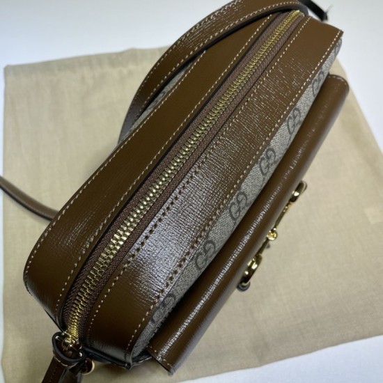Replica Gucci Horsebit 1955 Small Shoulder Bag 45454 Brown Replica Gucci Horsebit 1955 Small Shoulder Bag 45454 Brown
