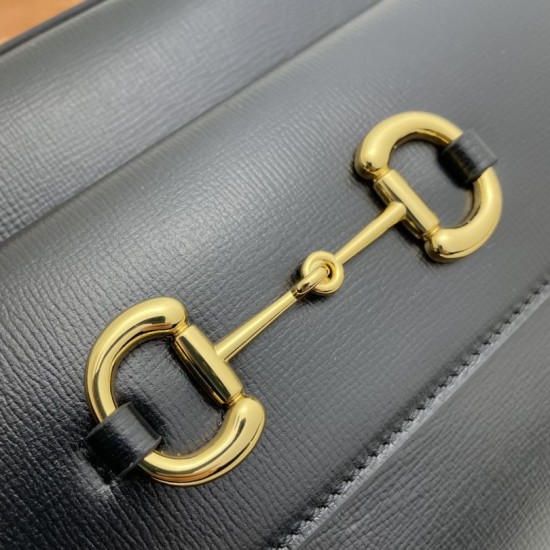 Fake Gucci Horsebit 1955 Small Shoulder Bag 45454 Black Replica Fake Gucci Horsebit 1955 Small Shoulder Bag 45454 Black Replica