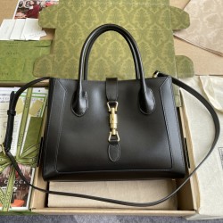 Replica Gucci Jackie 1961 Medium Tote Bag 649016 Black