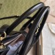 Replica Gucci Jackie 1961 Medium Tote Bag 649016 Black Replica Gucci Jackie 1961 Medium Tote Bag 649016 Black