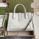 Replica Gucci Jackie 1961 Medium Tote Bag 649016 White