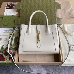 Replica Gucci Jackie 1961 Medium Tote Bag 649016 White