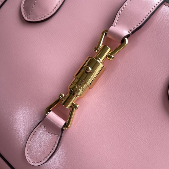 Replica Gucci Jackie 1961 Medium Tote Bag 649016 Pink Fake Gucci Jackie 1961 Medium Tote Bag 649016 Pink Replica