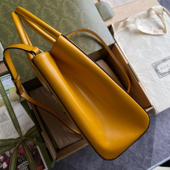 Fake Gucci Jackie 1961 Medium Tote Bag 649016 Yellow Replica Replica Gucci Jackie 1961 Medium Tote Bag 649016 Yellow