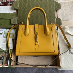 Replica Gucci Jackie 1961 Medium Tote Bag 649016 Yellow