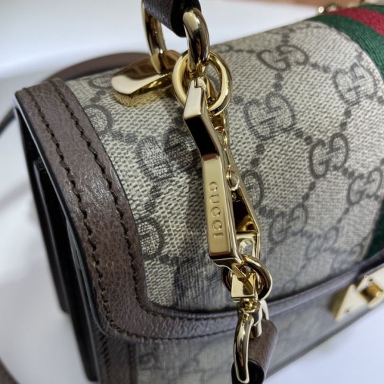 Fake Gucci Ophidia Small top handle bag with Web 651055 Replica Fake Gucci Ophidia Small top handle bag with Web 651055 Replica