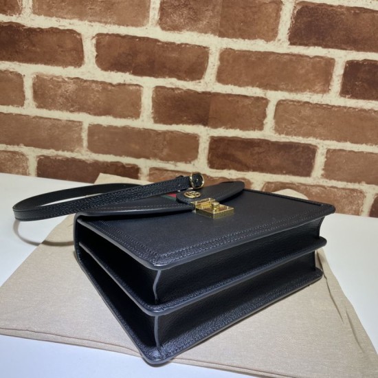 Fake Gucci Ophidia Small Top Handle Bag With Web 652683 Black Replica Replica Gucci Ophidia Small Top Handle Bag With Web 652683 Black