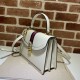Replica Gucci Ophidia Small Top Handle Bag With Web 652683 White