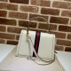 Replica Gucci Ophidia Small Top Handle Bag With Web 652683 White