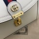 Replica Gucci Ophidia Small Top Handle Bag With Web 652683 White